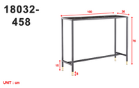 Sidebord Dipp 100 x 30 – svart