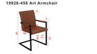 Spisestol Art 2-pakk – brun