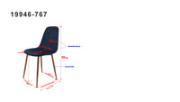 Spisestol Polar 2-pakk – fløyel