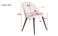 Spisestol Velvet 2-pakk