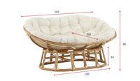 Loungelenestol Mamasan – natur