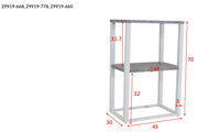 Sidebord Rise 45 x 30 – svart