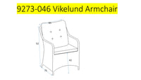 Spisestol Vikelund 2-pakk – grå