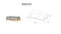 Sofa 2-seter Marion – natur