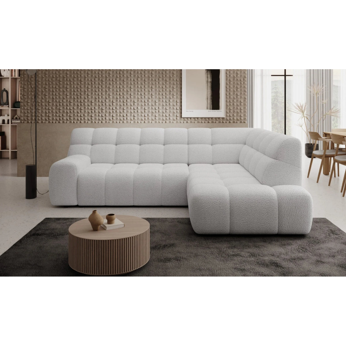 Cocoon L hjørnesofa – moderne komfort med elektrisk setedybde