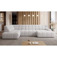 Cocoon XL hjørnesofa – Stor U-formet sofa med elektrisk setedybde