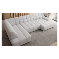 Cocoon XL hjørnesofa – Stor U-formet sofa med elektrisk setedybde