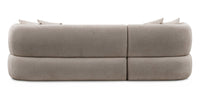 Hjørnesofa Tiubo – lys beige / venstrevendt