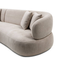 Hjørnesofa Tiubo – lys beige / venstrevendt