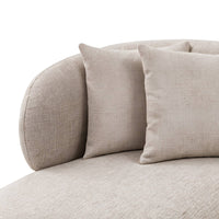 Hjørnesofa Tiubo – lys beige / venstrevendt