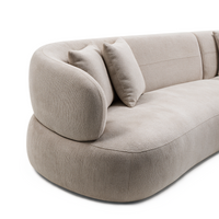 Hjørnesofa Tiubo – lys beige