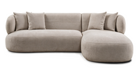 Hjørnesofa Tiubo – lys beige