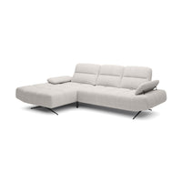 Falcao S Hjørnesofa 284×173 cm – Moderne Sofa med Justerbare Hodestøtter