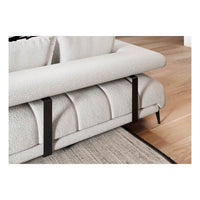 Magnetic L hjørnesofa – Moderne design med elektrisk setedybde og sovefunksjon