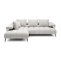 Magnetic L hjørnesofa – Moderne design med elektrisk setedybde og sovefunksjon