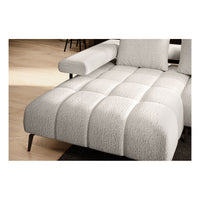 Magnetic S hjørnesofa – Kompakt eleganse med elektrisk setedybde