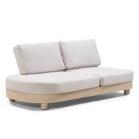 Santa Ana loungesett 166x205cm. buet hjørnesofa med 2 marmorbord