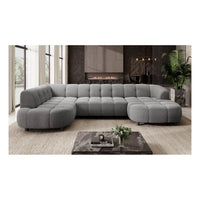 Velpa XL hjørnesofa – U-formet eleganse med elektrisk komfort