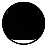 Speil Zelia – rund, blank / mørkegrønn / 100 cm
