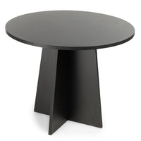 Spisebord Merlo – rund / svart / 100 cm