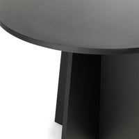 Spisebord Merlo – rund / svart / 100 cm