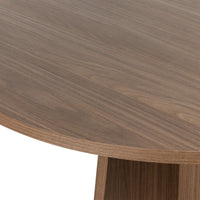 Rundt spisebord Merlo – valnøtt / 100 cm