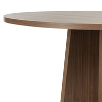 Rundt spisebord Merlo – valnøtt / 100 cm
