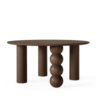 Sofabord Bolla – rund / 80 cm / dekorativ kulefot