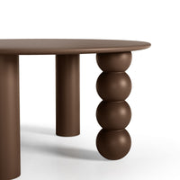 Sofabord Bolla – rund / 80 cm / dekorativ kulefot