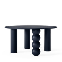Sofabord Bolla – rund / 80 cm / dekorativ kulefot