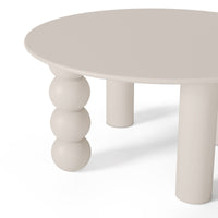 Sofabord Bolla – rund / 80 cm / dekorativ kulefot