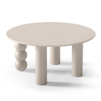Sofabord Bolla – rund / 80 cm / dekorativ kulefot