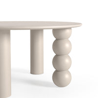 Sofabord Bolla – rund / 80 cm / dekorativ kulefot