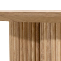 Sofabord VESTBY 100×45 cm Hvit Eik
