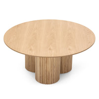 Sofabord VESTBY 100×45 cm Hvit Eik