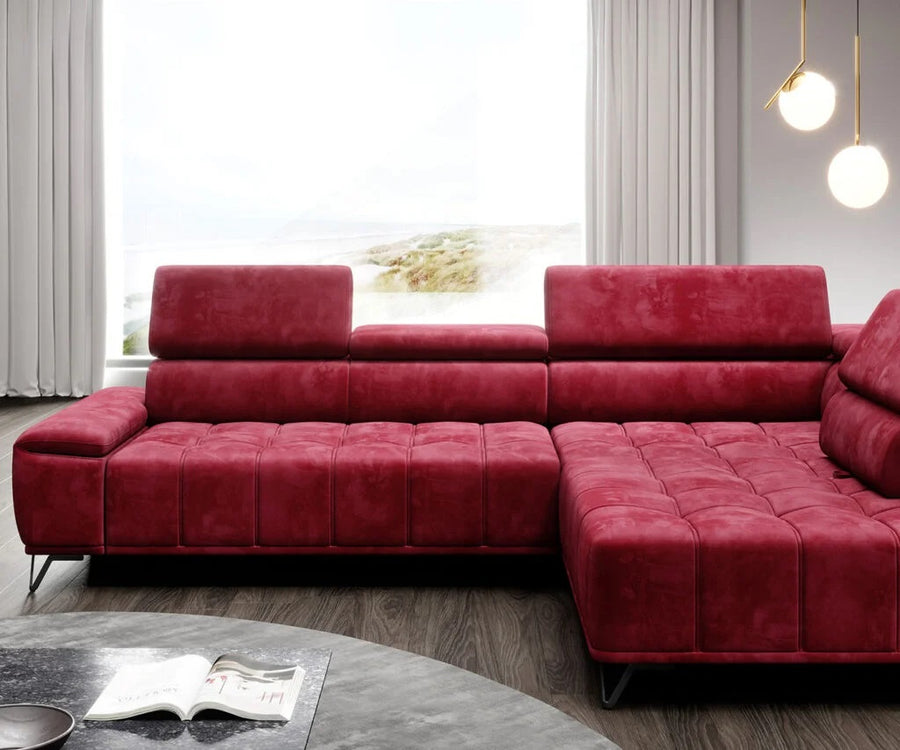 Hjørnesofa Palladio L 320 × 220 cm, (med elektrisk skyvedel)