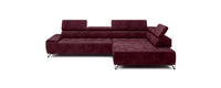 Hjørnesofa Palladio L 320x220cm. ( med elektrisk skyvedel)