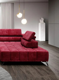 Hjørnesofa Palladio L 320x220cm. ( med elektrisk skyvedel)