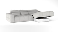Hjørnesofa Panama S (290x188cm) med elektrisk skyvedel