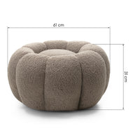 PERUGIA puff – Allsidig komfort i et kompakt design