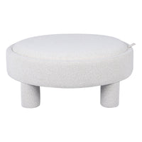 Puff Melisa – polstret / krem beige