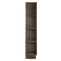 Kanso Bokhylle 120 x 35 x 176,9 cm – 4 Hyller Baltic Storm Oak Minimalistisk Design