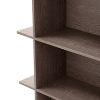 Kanso Bokhylle 120 x 35 x 176,9 cm – 4 Hyller Baltic Storm Oak Minimalistisk Design