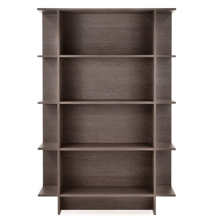 Kanso Bokhylle 120 x 35 x 176,9 cm – 4 Hyller Baltic Storm Oak Minimalistisk Design