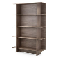 Kanso Bokhylle 120 x 35 x 176,9 cm – Pearl Oak 4 Hyller Minimalistisk Design