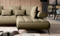 Hjørnesofa Seledo L 268x224cm. (med elektrisk skyvedel)