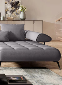 Hjørnesofa Seledo XL 385x224cm. (med elektrisk skyvedel)