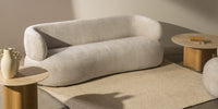 Tiubo 3-seter Sofa 231 cm – Chenille Lys Beige | Avrundet Design