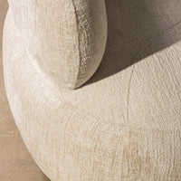 Tiubo 3-seter Sofa 231 cm – Chenille Lys Beige | Avrundet Design