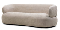 Tiubo 3-seter Sofa 231 cm – Chenille Lys Beige | Avrundet Design